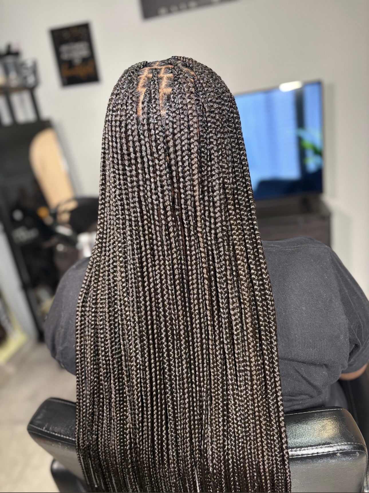 Small Knotless Braids